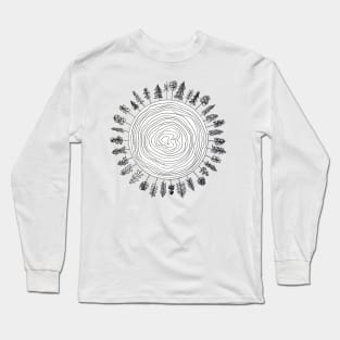 Tree Ring Long Sleeve T-Shirt